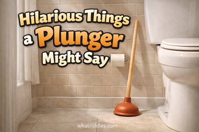 50 Hilarious Things a Plunger Might Say That Will Make You Laugh Out Loud