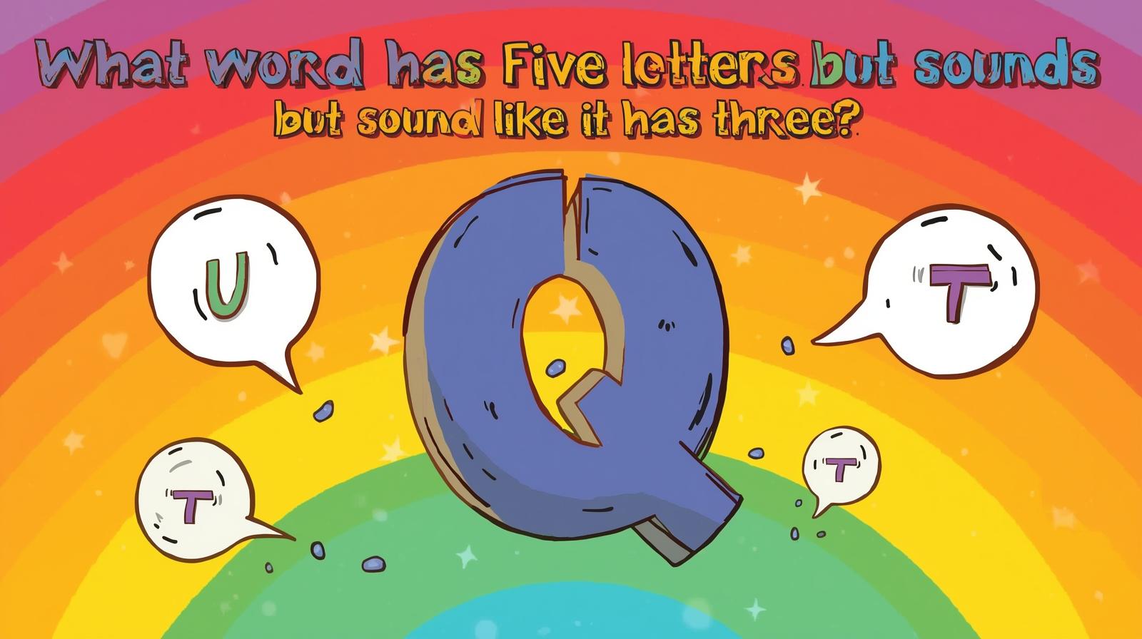 What Word Has Five Letters but Sounds Like It Has Three