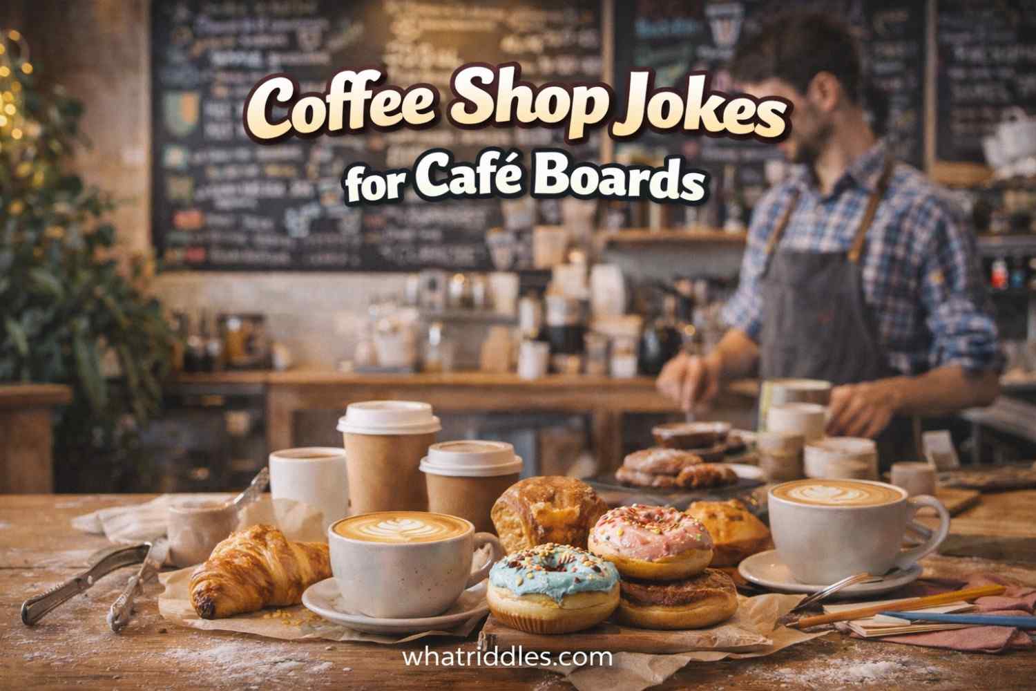 100+ Perfect Coffee Shop Jokes for Café Boards