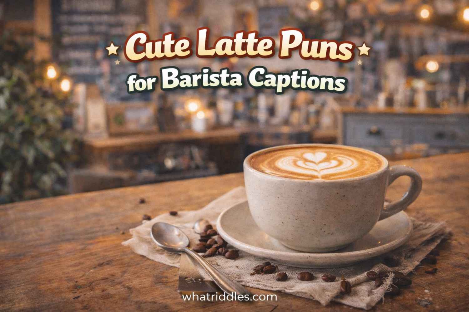 Best 100+ Cute Latte Puns for Barista Captions