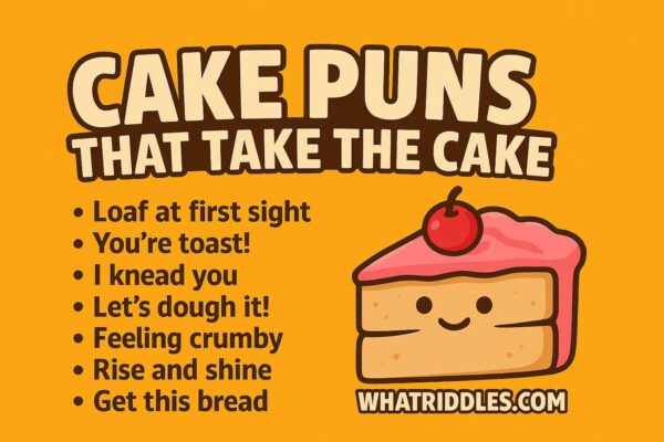 Cool Cake Puns That Take the Cake
