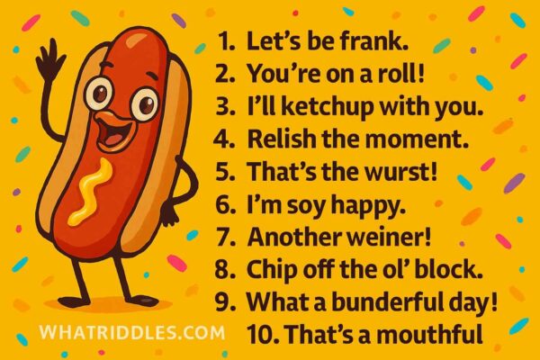 Hot Dog Puns With a Bite