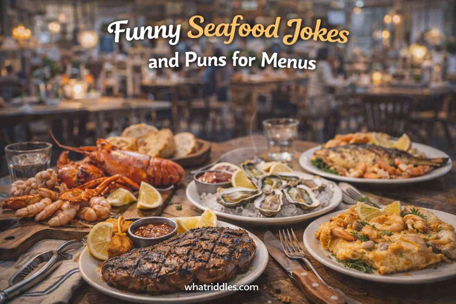Top 100 Funny Seafood Jokes and Puns for Menus