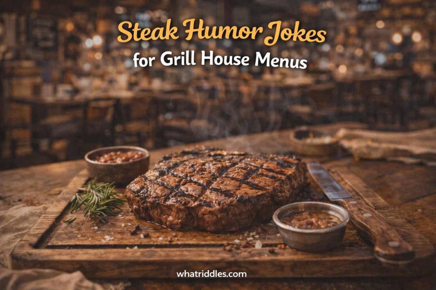 Top 100 Thrilling Steak Humor Jokes for Grill House Menus