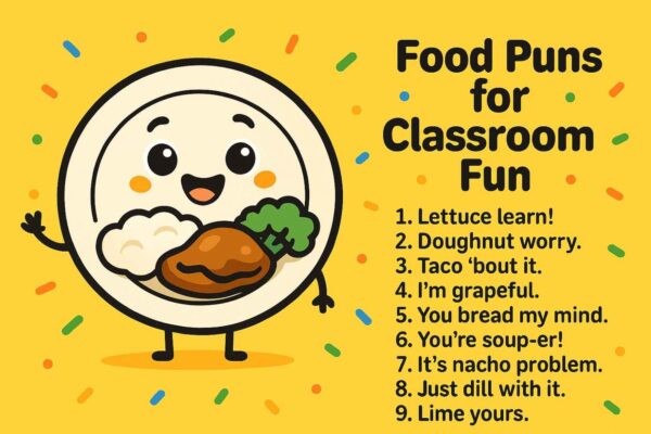 Cool Food Puns for Classroom Fun