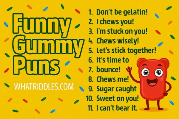 Funny Gummy Puns That Are Impossible to Resist