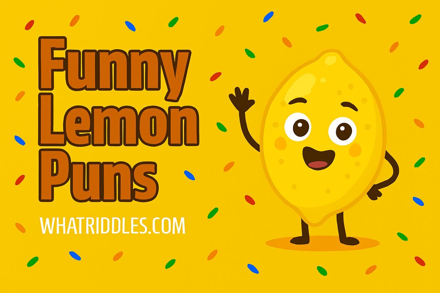 Perfect 450+ Funny Lemon Puns That Are Bright, and Cool
