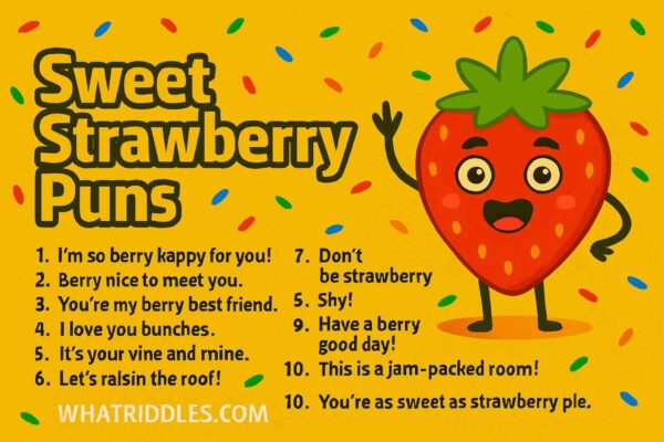 Sweet Strawberry Puns: A Juicy Mix of Clever Humor