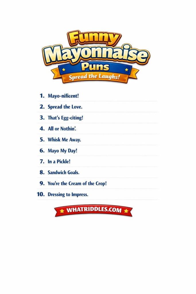 Funny Mayonnaise Puns