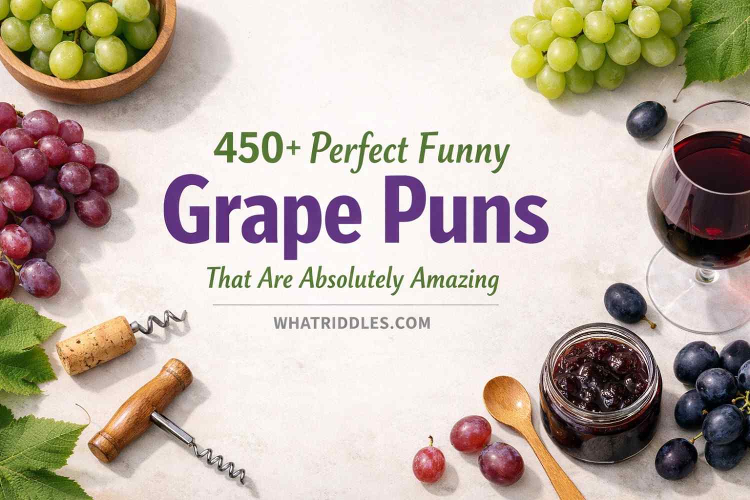 450+ Perfect Funny Grape Puns That Are Absolutely Amazing