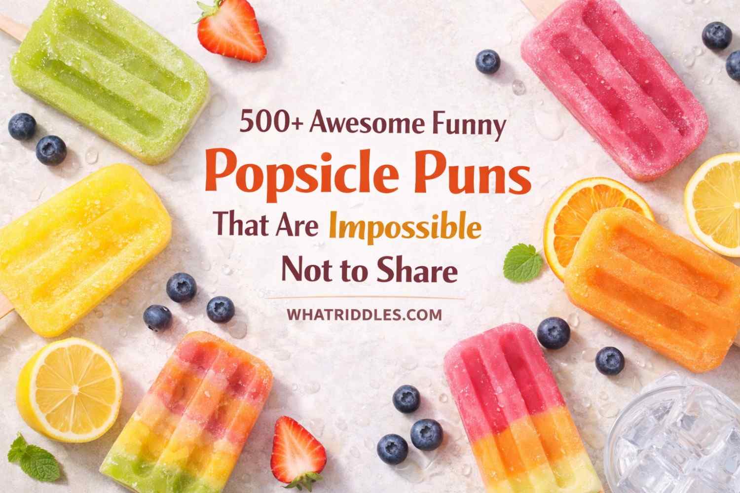 500+ Awesome Funny Popsicle Puns That Are Impossible Not to Share