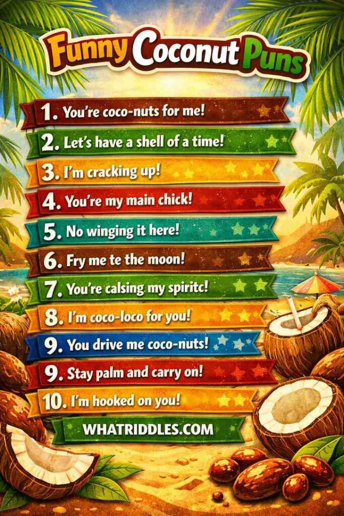 Funny Coconut Puns