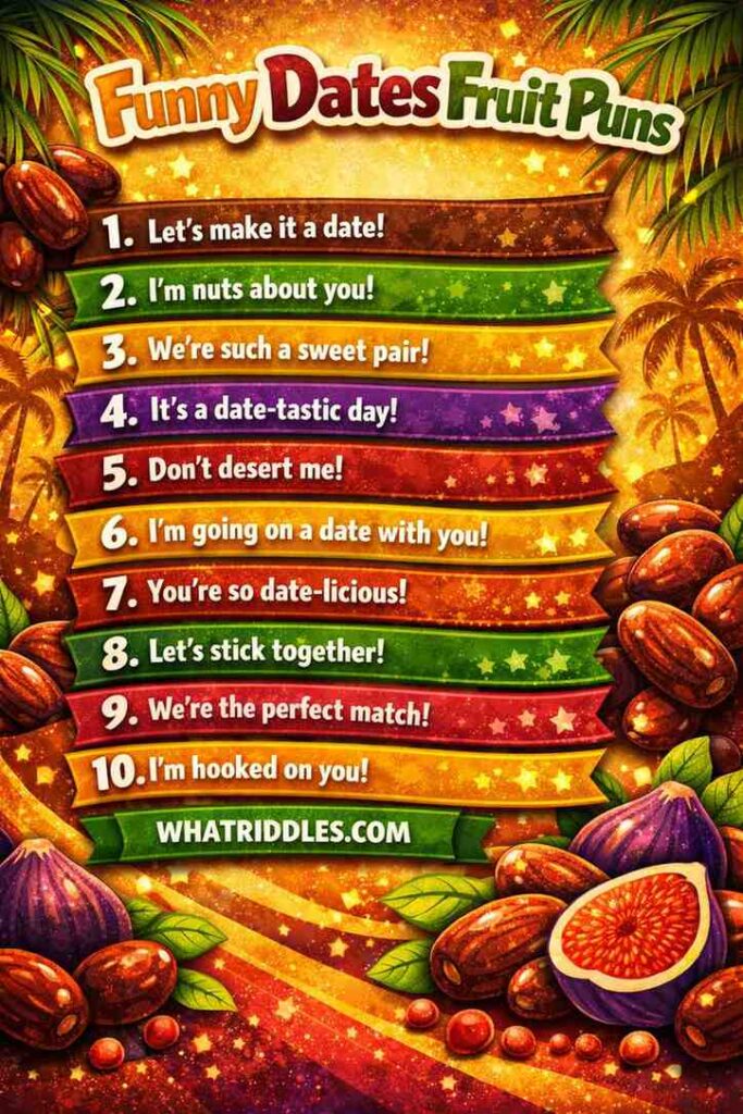Funny Dates Fruit Puns