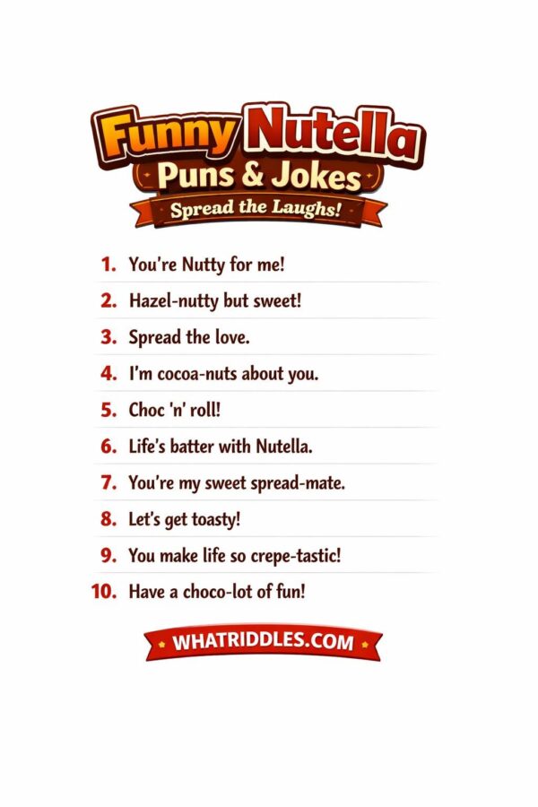 Funny Nutella Puns and Jokes