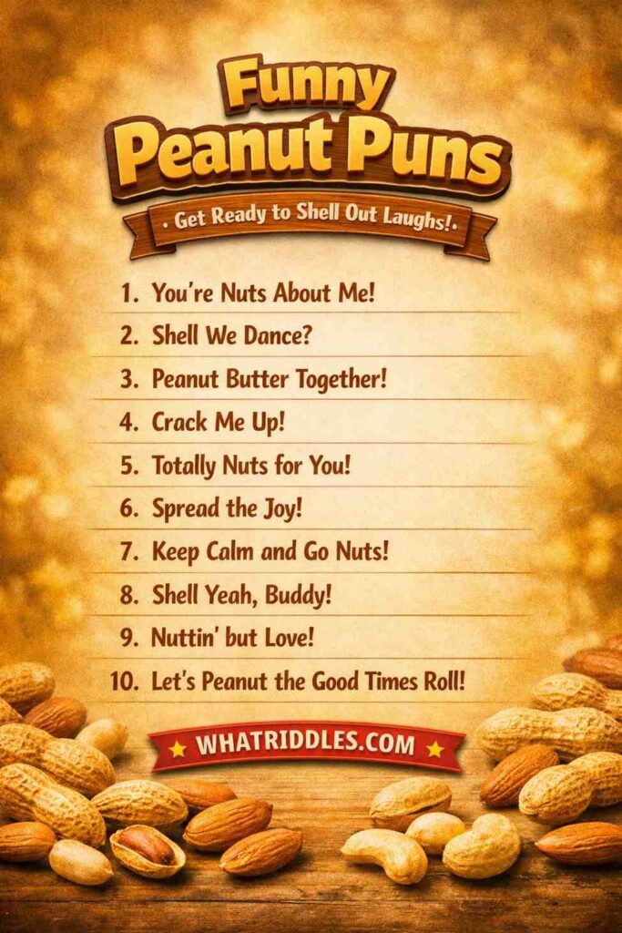 Funny Peanut Puns